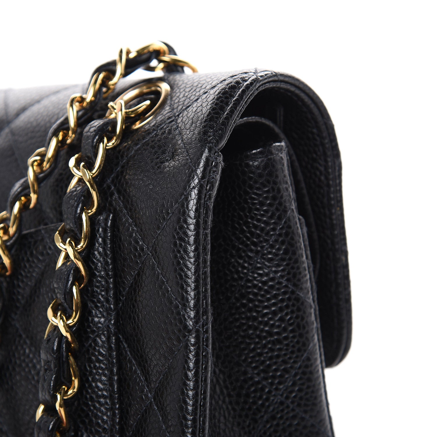 Chanel Caviar Quilted Small Double Flap Black 11 of 13