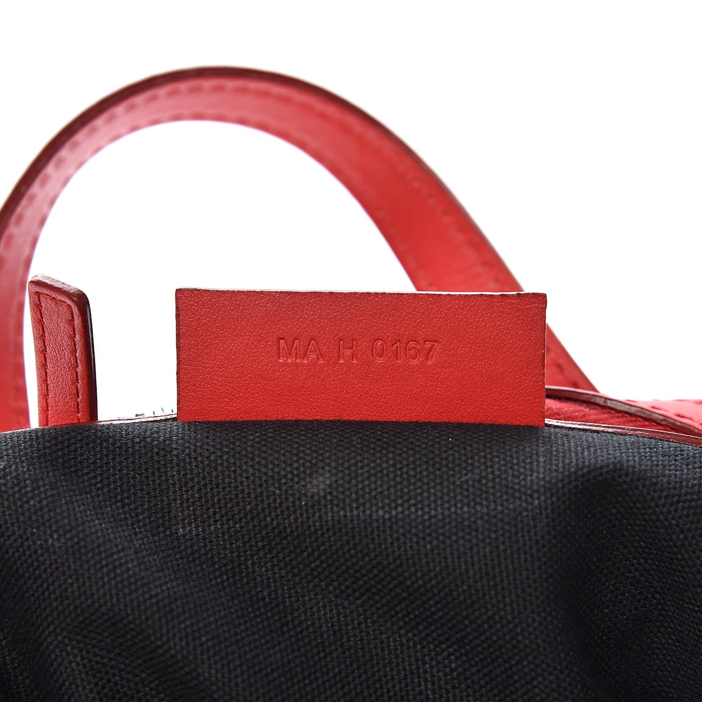 Waxed Calfskin Micro Nightingale Medium Red