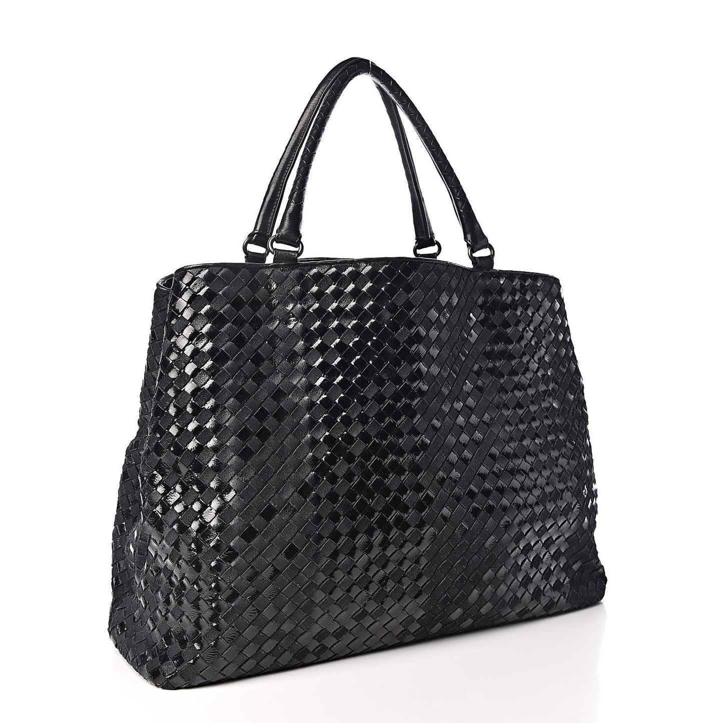 Intrecciato Rugiada Vintaga Shopper Black
