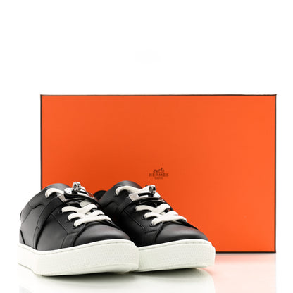 Hermes Calfskin Day Sneakers 35.5 Black 9 of 9