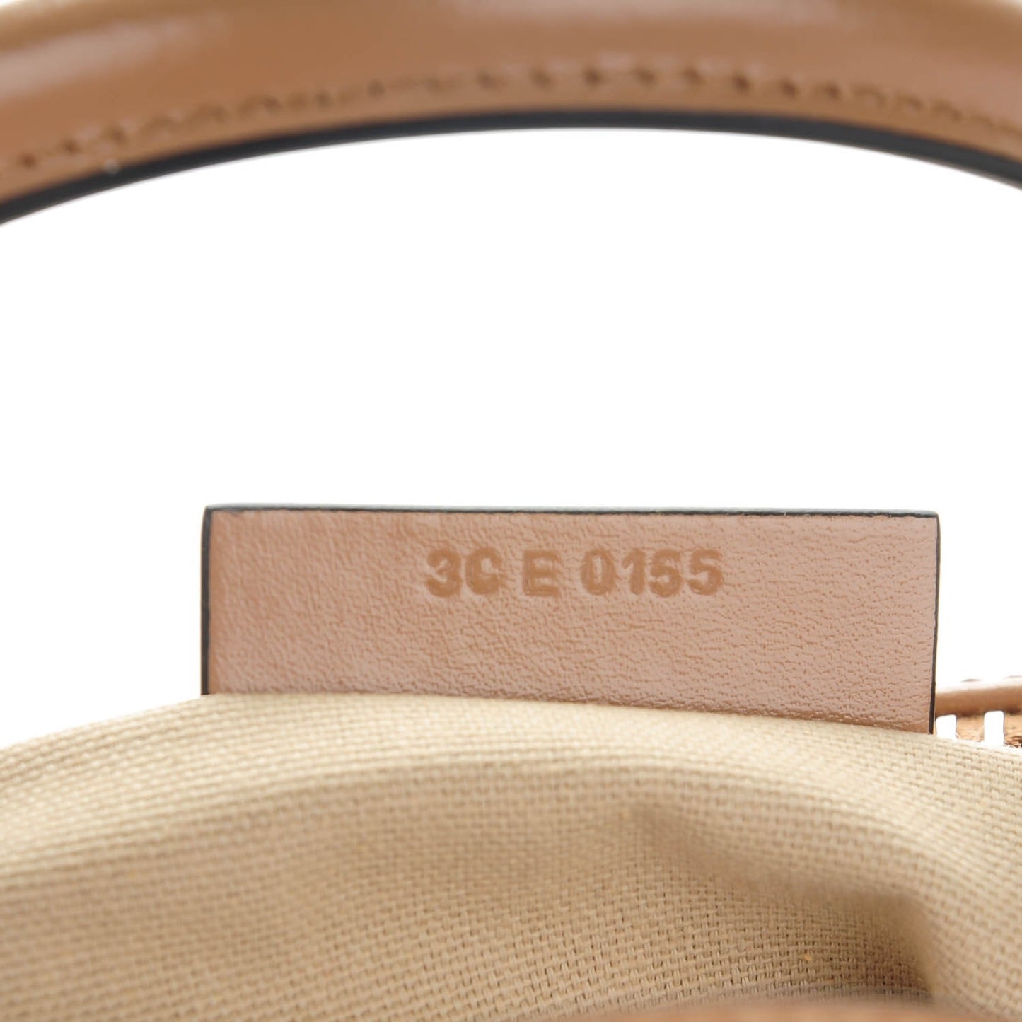 Shiny Lord Calfskin Small Antigona Dark Beige