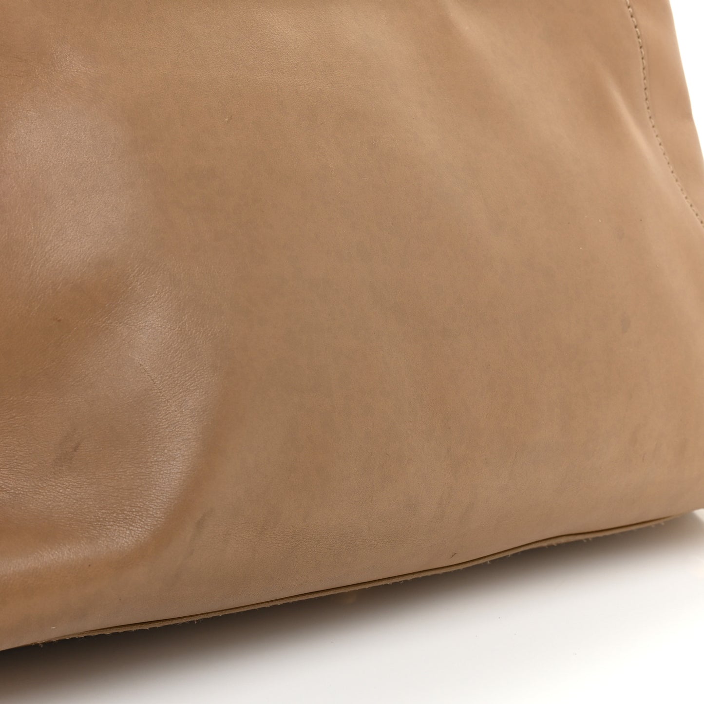 Calfskin Medium Peekaboo Iconic Satchel Tan