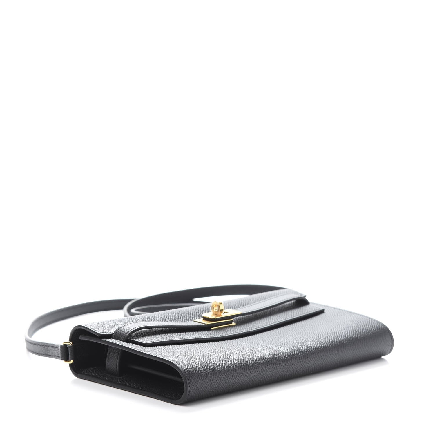 Hermes Epsom Kelly Wallet To Go Black 4 of 11