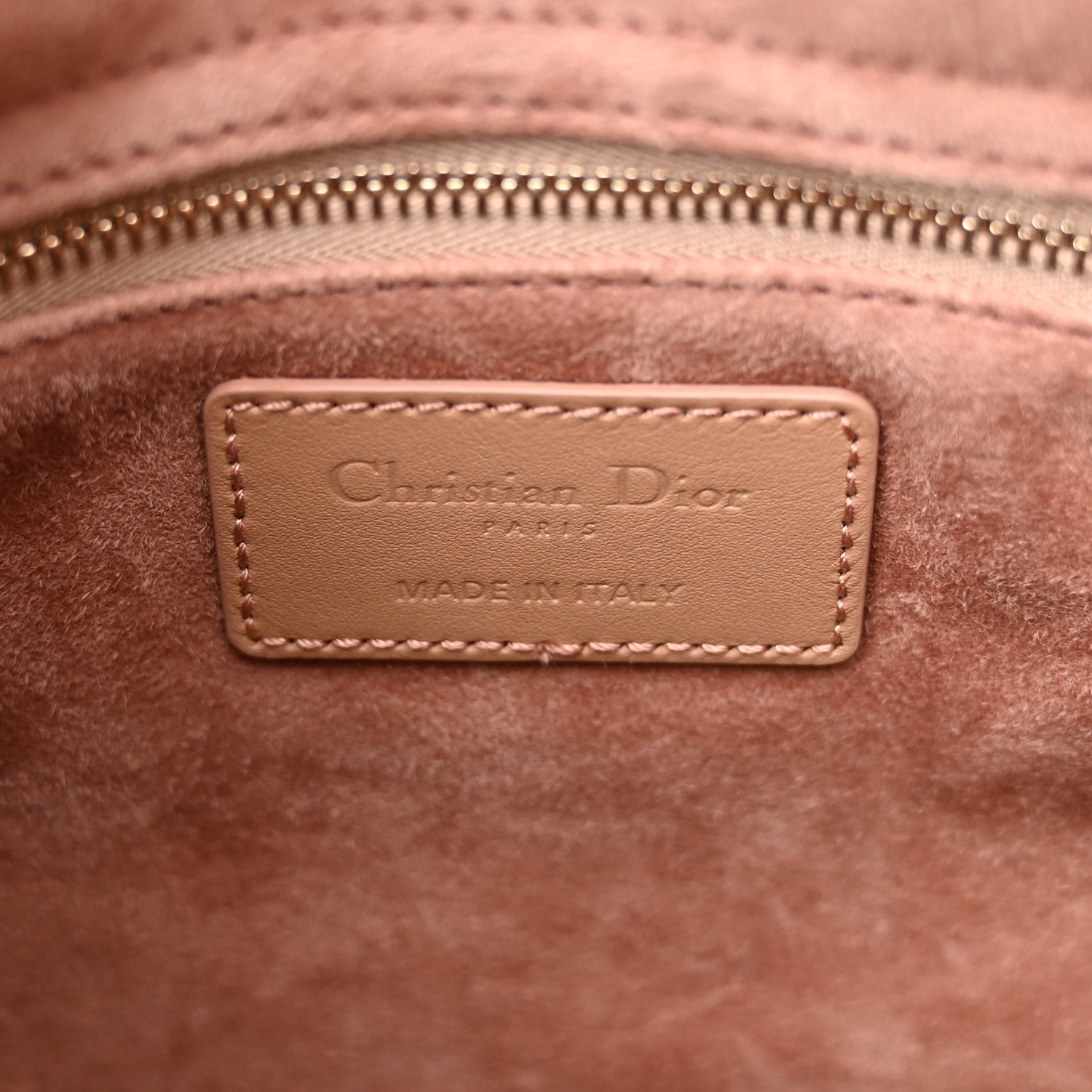 Christian Dior Ultra Matte Calfskin Cannage Small My ABCDior Lady Dior Beige 6 of 11