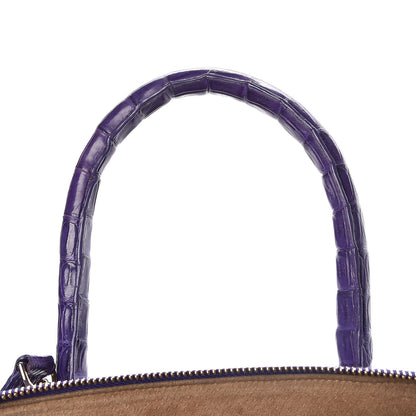 Nancy Gonzalez Crocodile Dome Satchel Purple 11 of 16