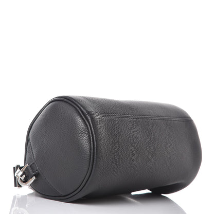 Christian Dior HOMME Grained Calfskin Mens Roller Pouch Black 4 of 7