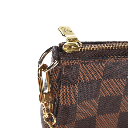 Louis Vuitton Damier Ebene Mini Pochette Accessories 8 of 9