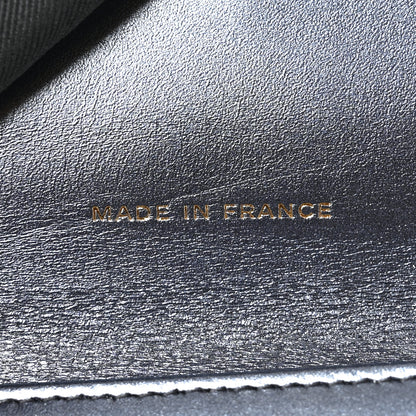 Chanel Iridescent Lambskin Quilted Compact Flap Navy 7 of 7