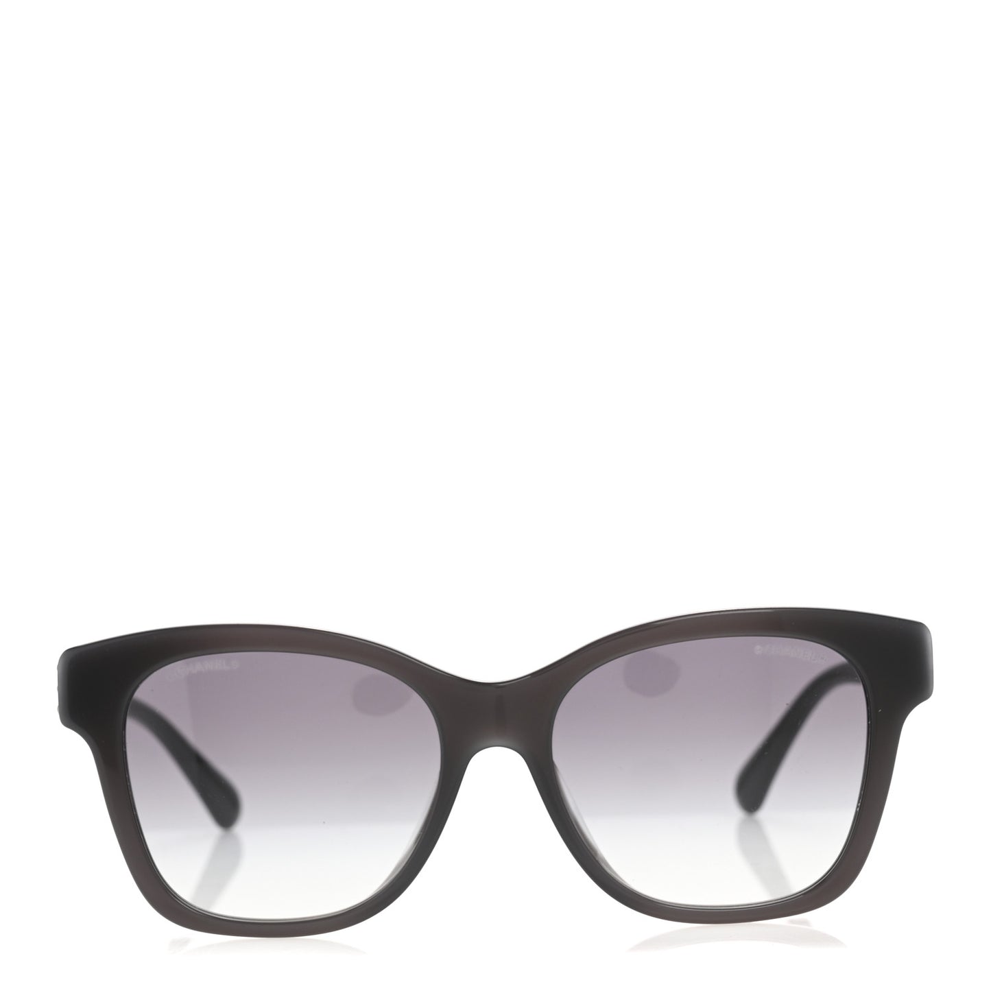 Acetate Polarized Pearl CC Square Sunglasses 5482-H-A Black