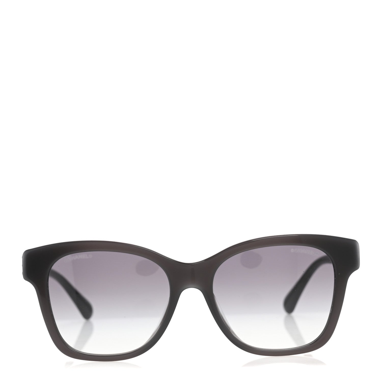 Chanel Acetate Polarized Pearl CC Square Sunglasses 5482-H-A Black 2 of 8