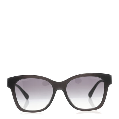 Chanel Acetate Polarized Pearl CC Square Sunglasses 5482-H-A Black 2 of 8