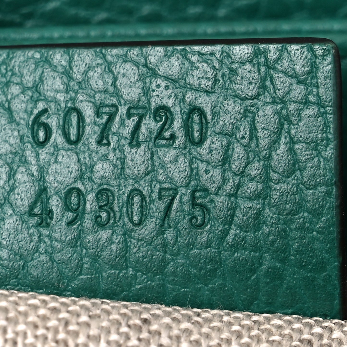 Dollar Calfskin Interlocking G Crossbody Bag Emerald