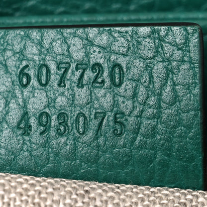 Gucci Dollar Calfskin Interlocking G Crossbody Bag Emerald 7 of 9