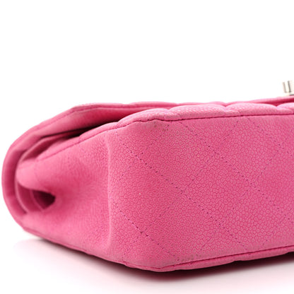 Chanel Iridescent Caviar Quilted Medium Double Flap Pink 9 of 15