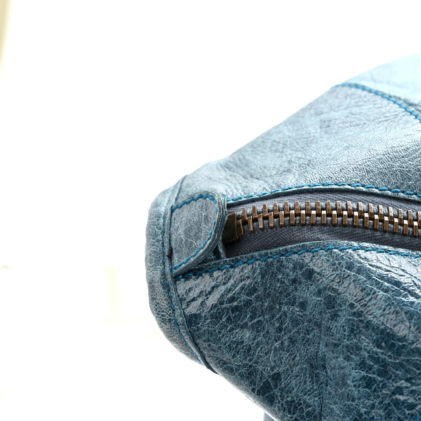 Agneau Classic Hardware Weekender Turquoise