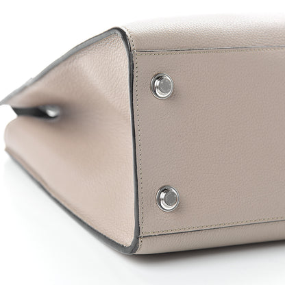 Louis Vuitton Taurillon City Steamer MM Black Beige 9 of 11