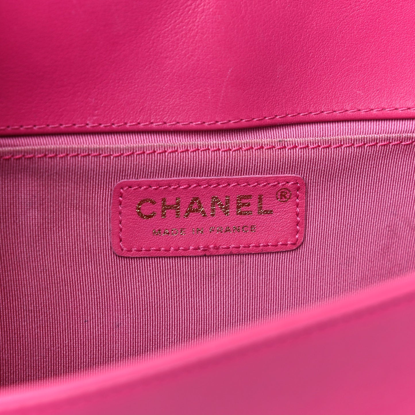 Lambskin Quilted Medium Boy Flap Pink