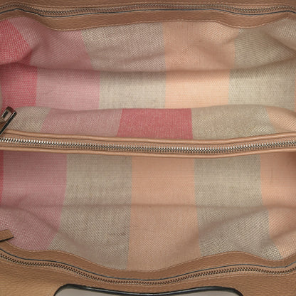 Gucci Calfskin Medium Bamboo Daily Shopper Camelia 5 of 5