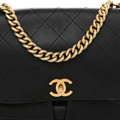 Chanel Calfskin Stitched Small Paris in Rome Messenger Black 8 of 11
