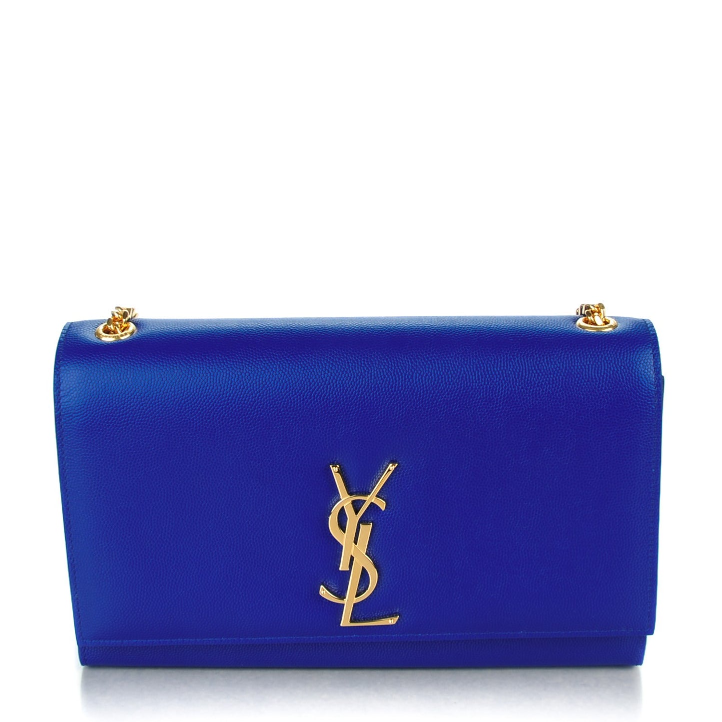 Grain De Poudre Medium Classic Monogram Kate Satchel Ultramarine