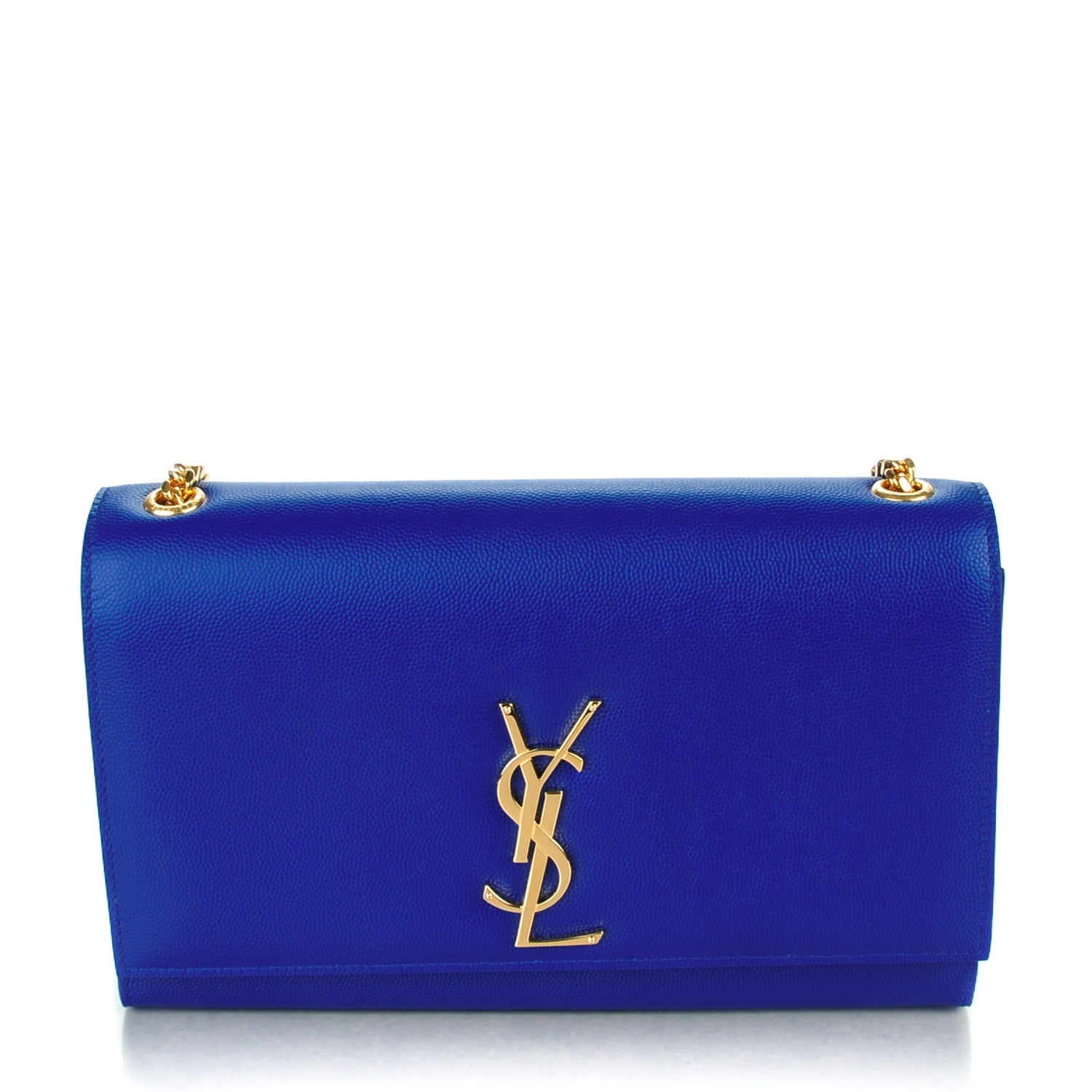Saint Laurent Grain De Poudre Medium Classic Monogram Kate Satchel Ultramarine 1 of 8