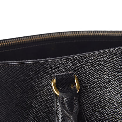 Prada Saffiano Lux Extra Large Galleria Double Zip Tote Black 12 of 26