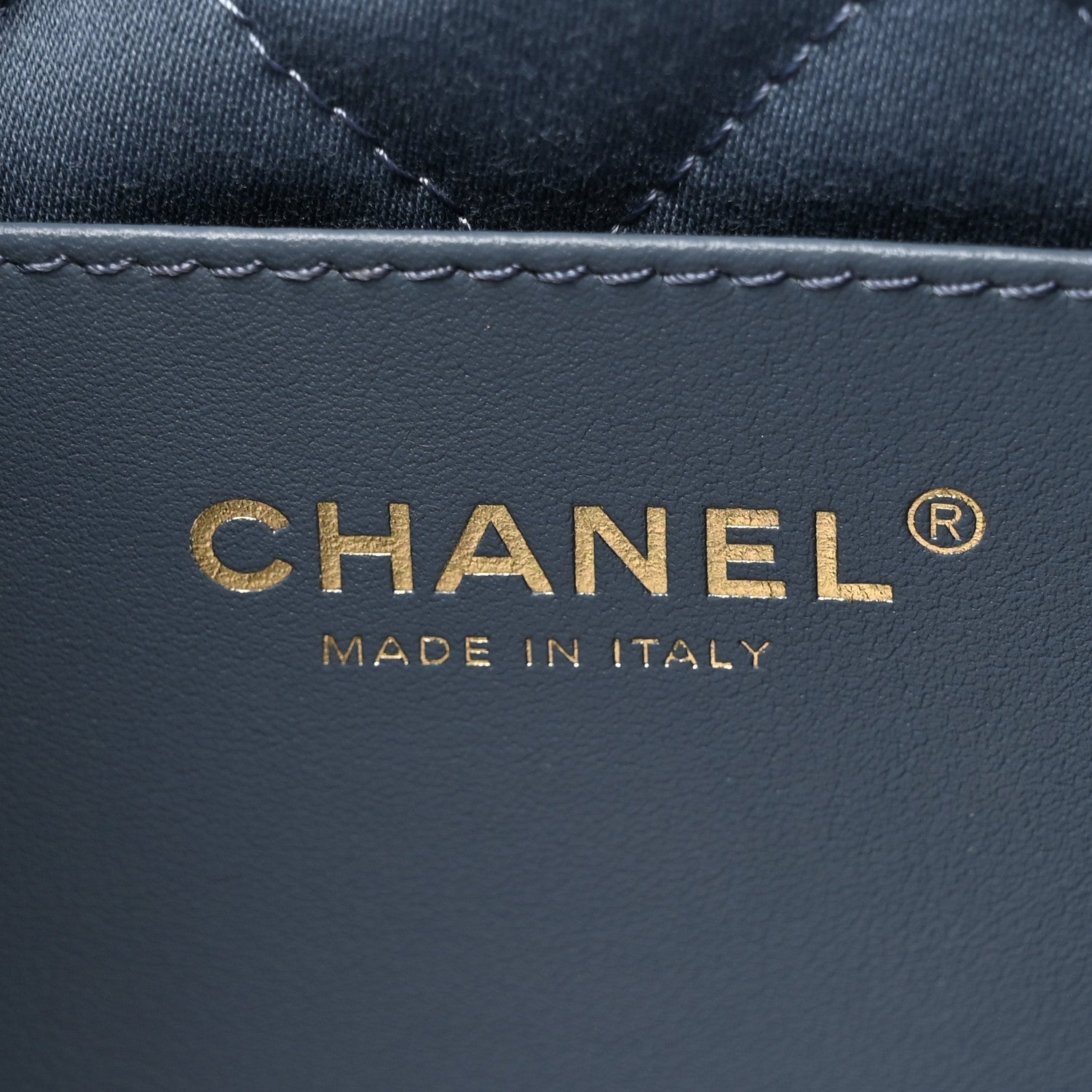 Chanel Shiny Caviar Quilted Monochrome Mini Chanel 22 Blue 6 of 10