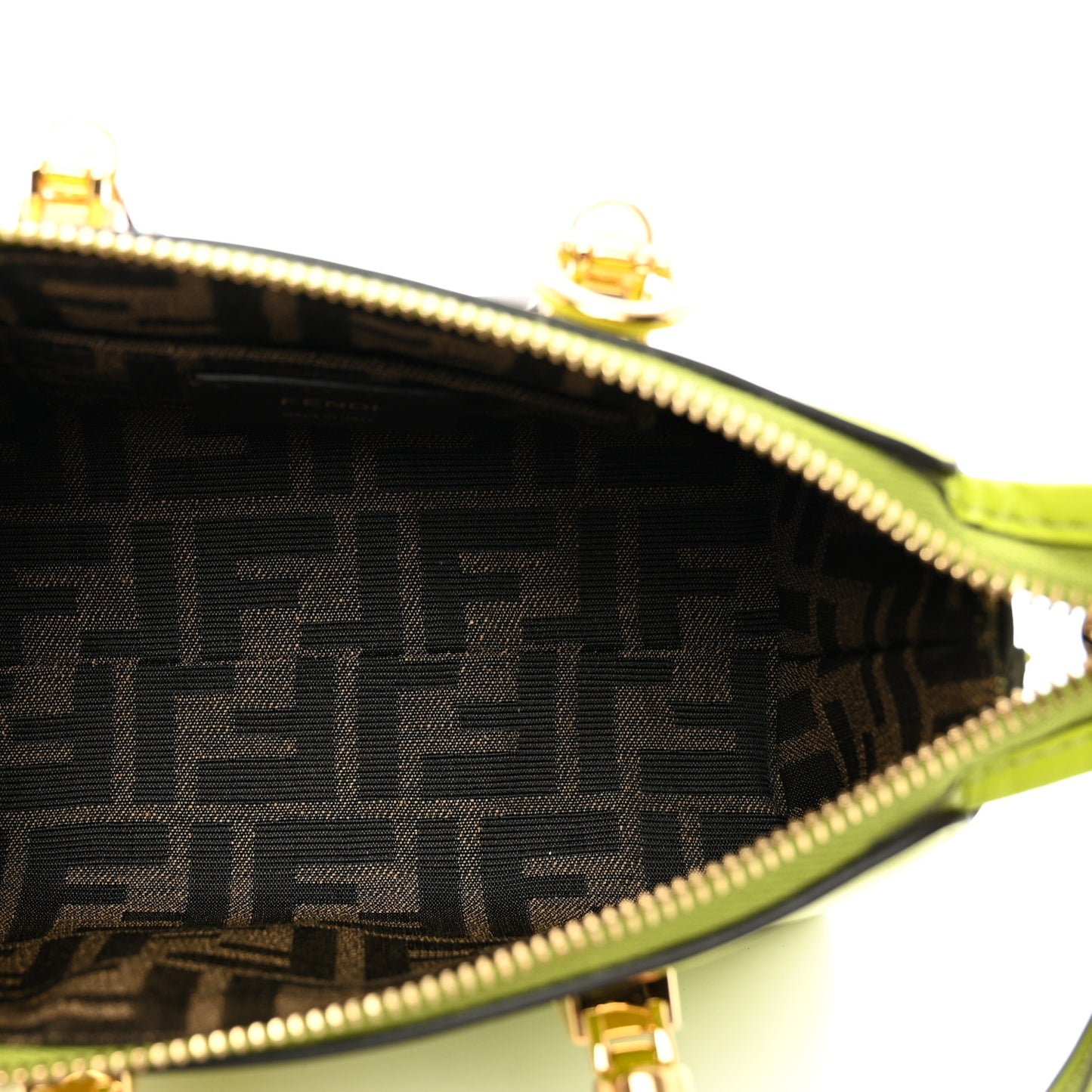 Vitello King Plexiglass Logo Embossed Mini By The Way Top Handle Boston Bag Wasabi