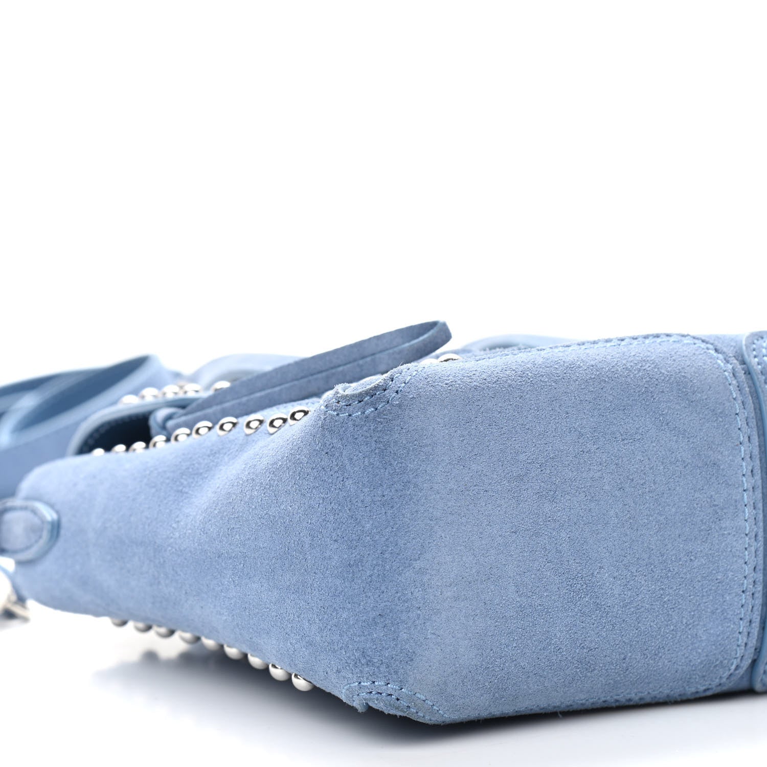 3.1 Phillip Lim Suede Studded Mini Pashli Satchel Blue 9 of 12