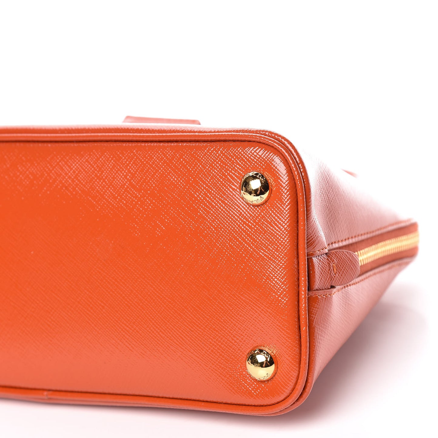 Saffiano Vernice Small Promenade Tote Arancio