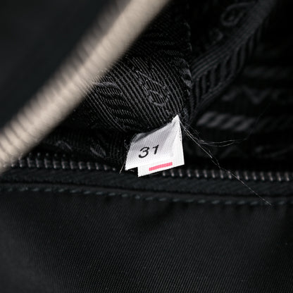 Prada Nylon Tessuto Impuntu Quilted Shoulder Bag Black 7 of 13