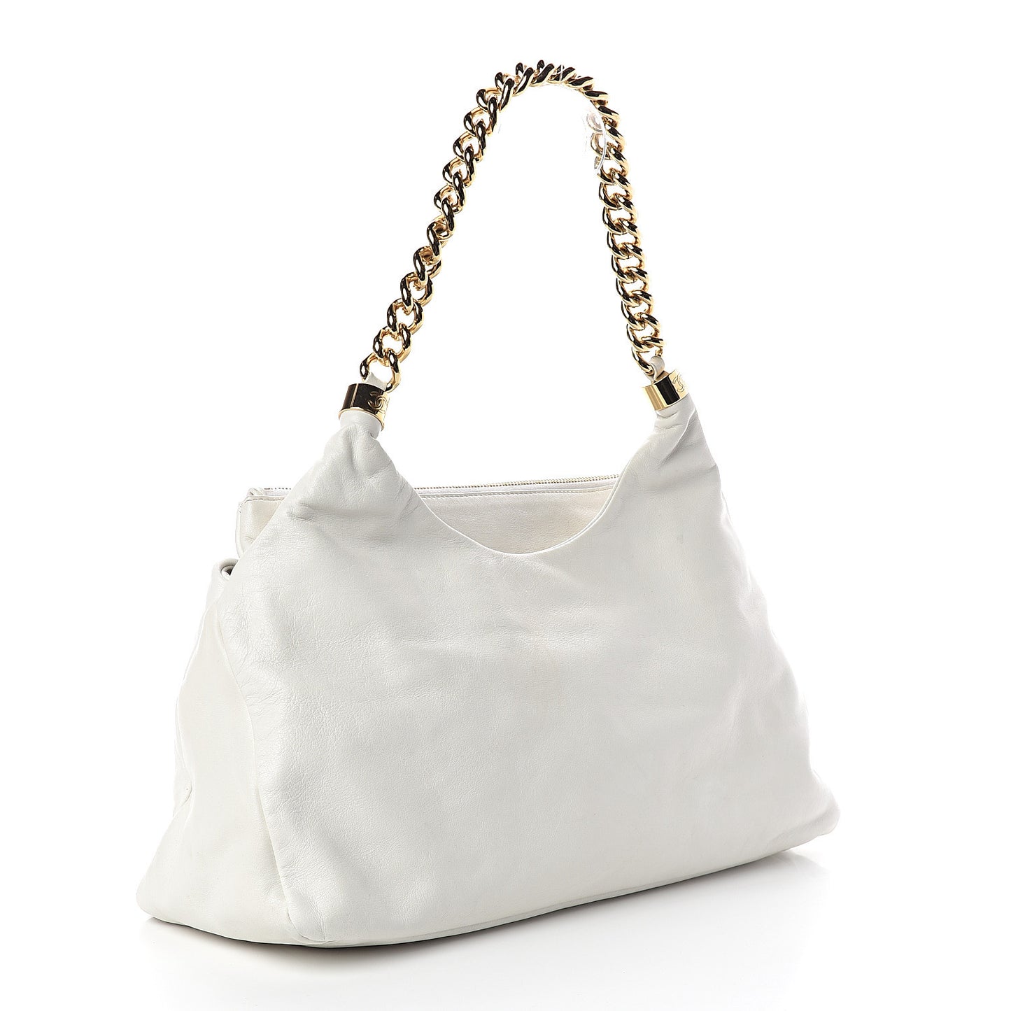 Calfskin Rodeo Drive Hobo White