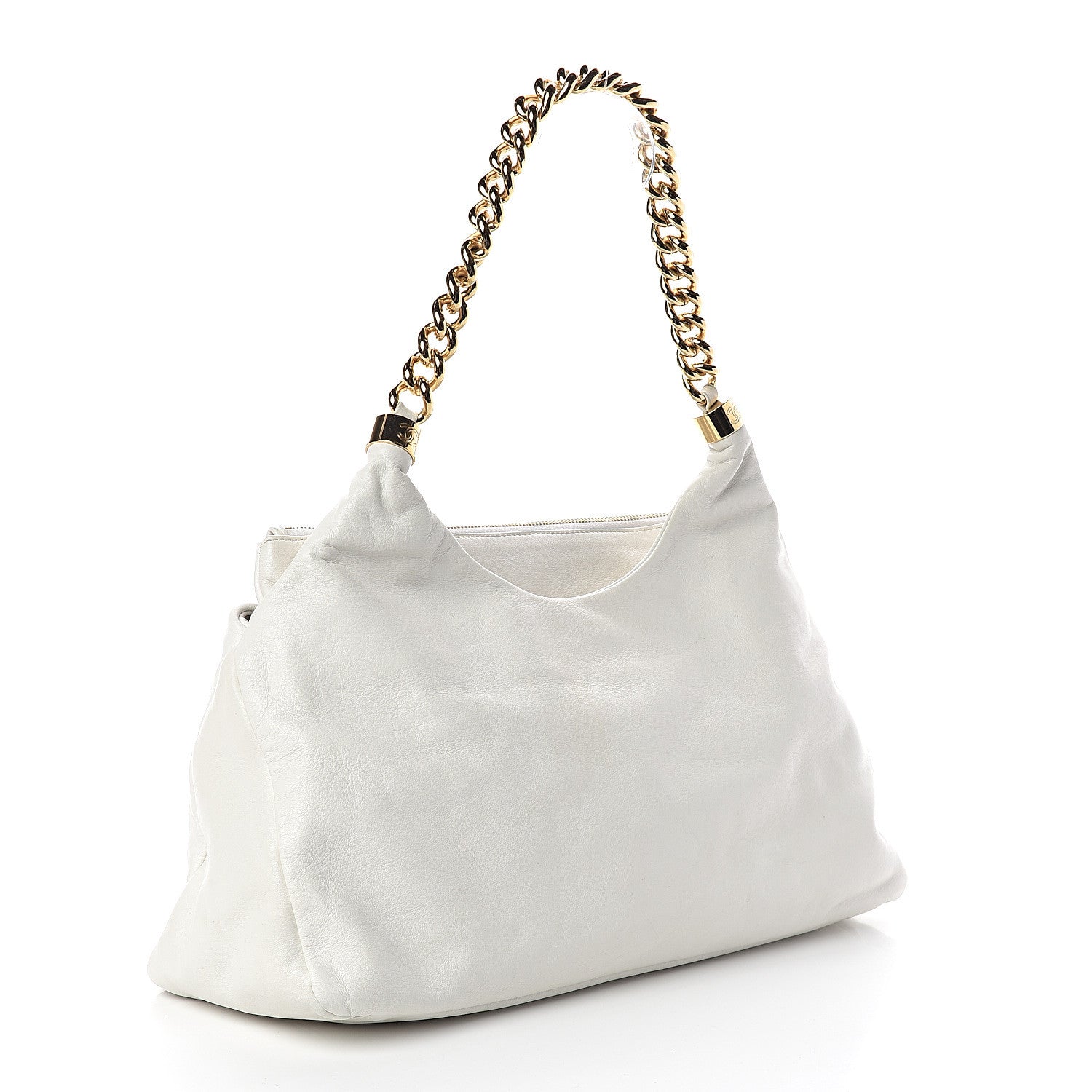 Chanel Calfskin Rodeo Drive Hobo White 2 of 9