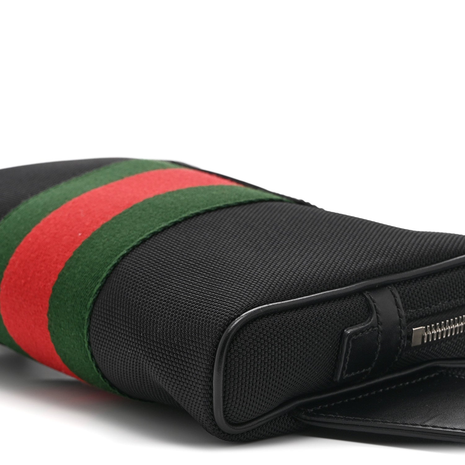 Gucci Canvas Web Slim Belt Bag Black 11 of 11