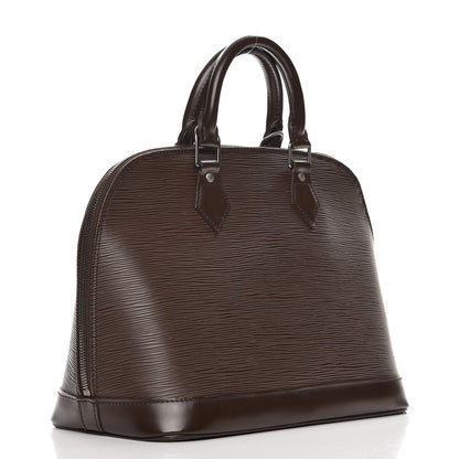 Louis Vuitton Epi Alma PM Moka 2 of 9