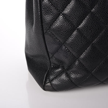 Chanel Caviar Quilted Grand Shopping Tote GST Black 8 of 9