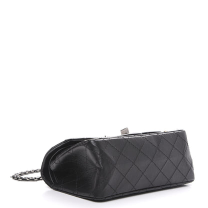 Chanel Aged Calfskin Lucky Charms 2.55 Reissue 224 Flap Black 4 of 11