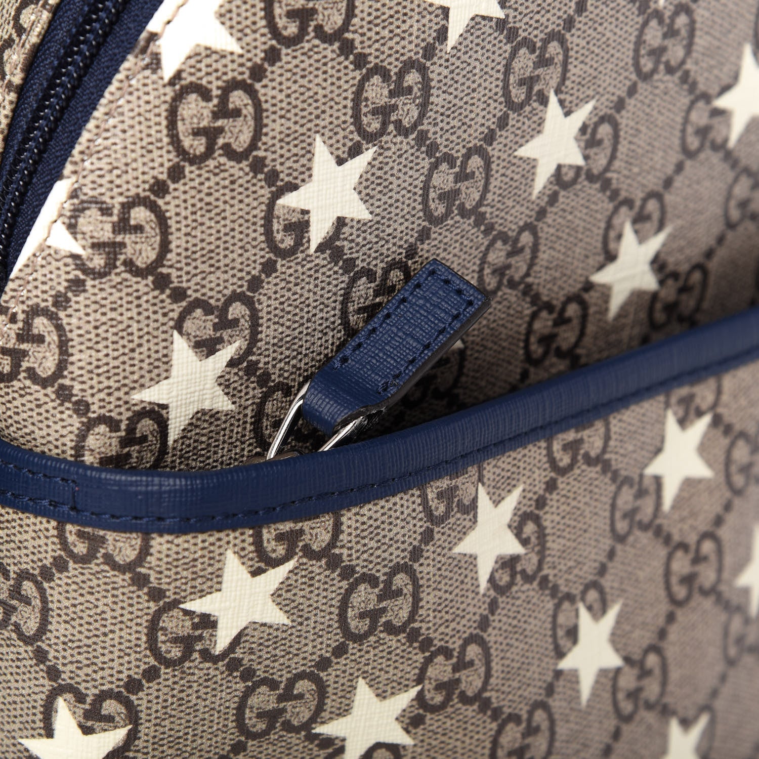 Gucci GG Supreme Monogram Stars Childrens Backpack Beige Ebony Yellow Royal 11 of 12