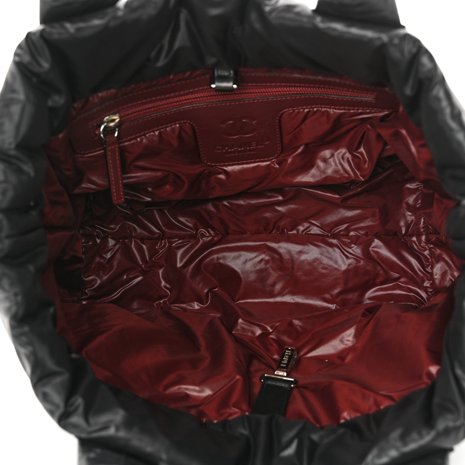 Chanel Nylon Quilted Small Coco Cocoon Tote Black 5 of 10