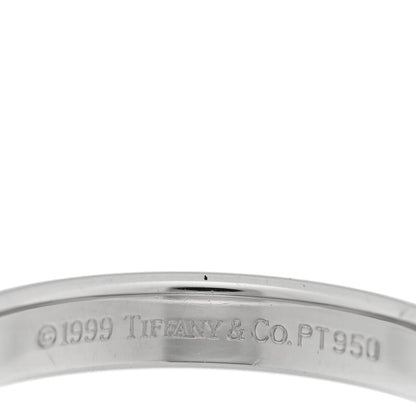 Tiffany Platinum 3mm Forever Wedding Band Ring 50 5.5 4 of 5