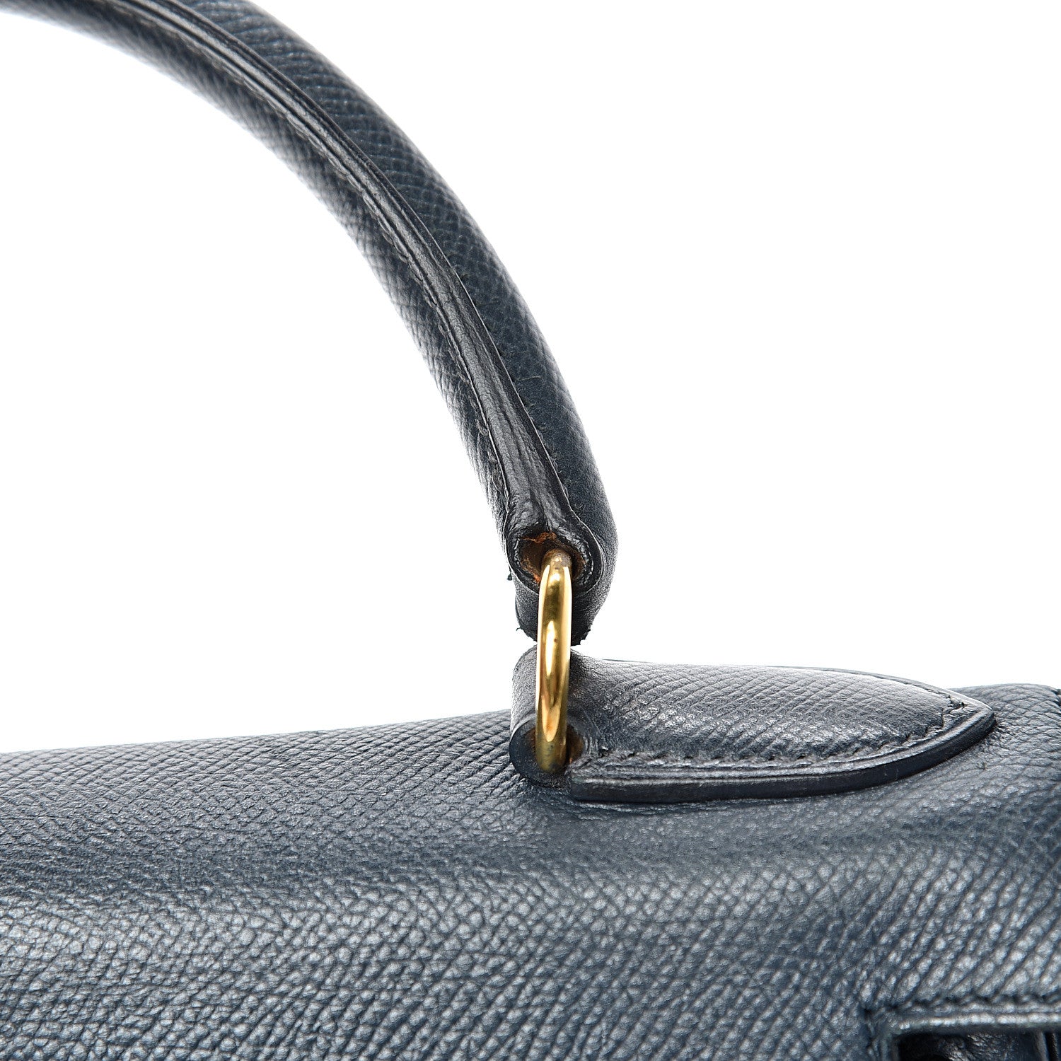 Hermes Courchevel Retourne Kelly 28 Bleu Marine 43 of 48