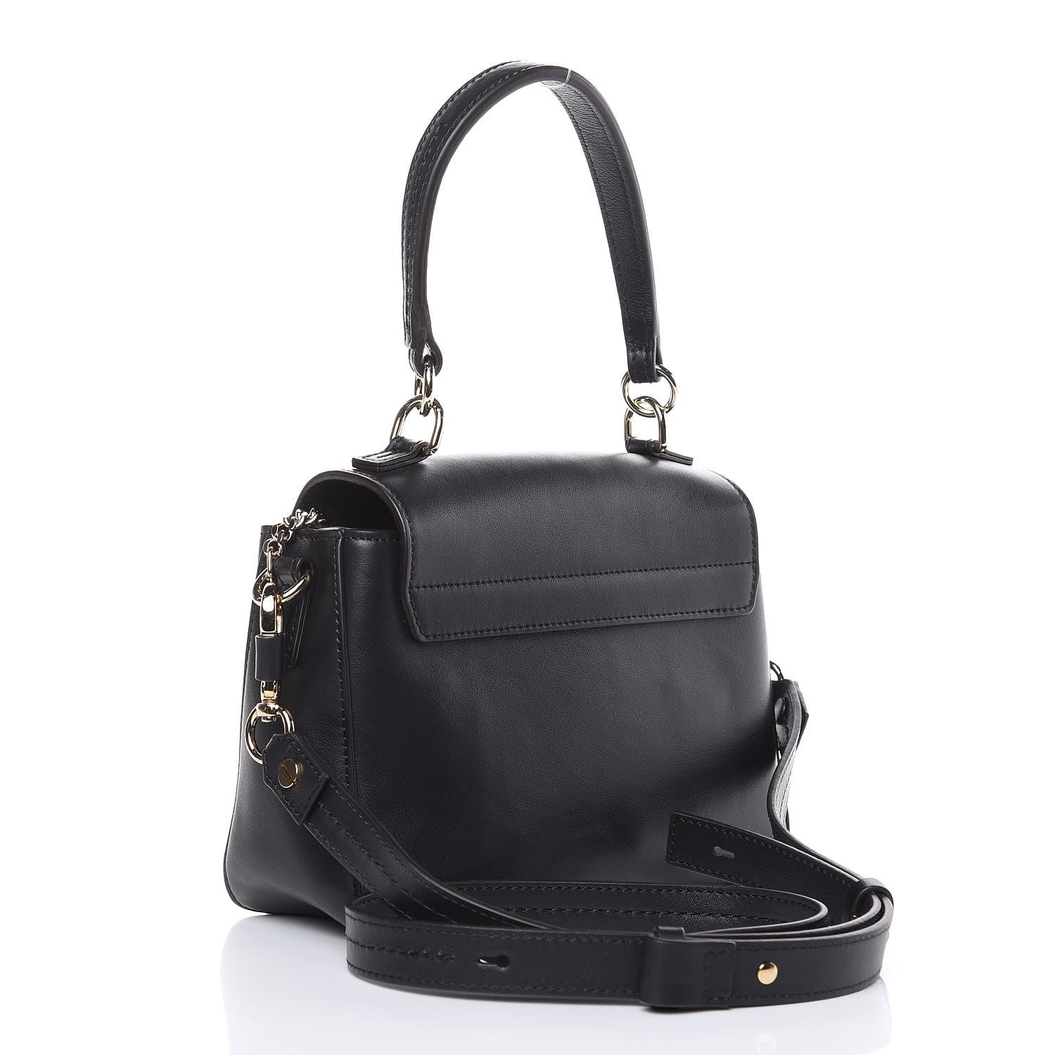 Chloe Calfskin Mini Faye Day Shoulder Bag Black 3 of 8