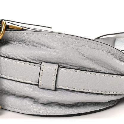 Chloe Calfskin Mini Marcie Round Crossbody Bag Light Cloud 9 of 9