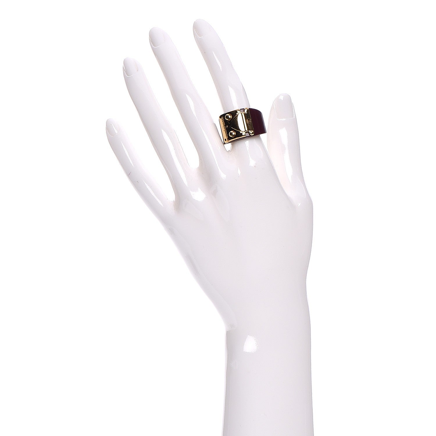 Louis Vuitton Lock Me Ring 6.5 M Amarante 2 of 5