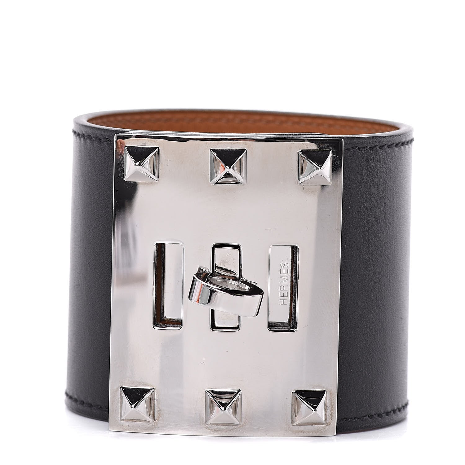 Hermes Chamonix Extreme Kelly Bracelet S Black 1 of 7
