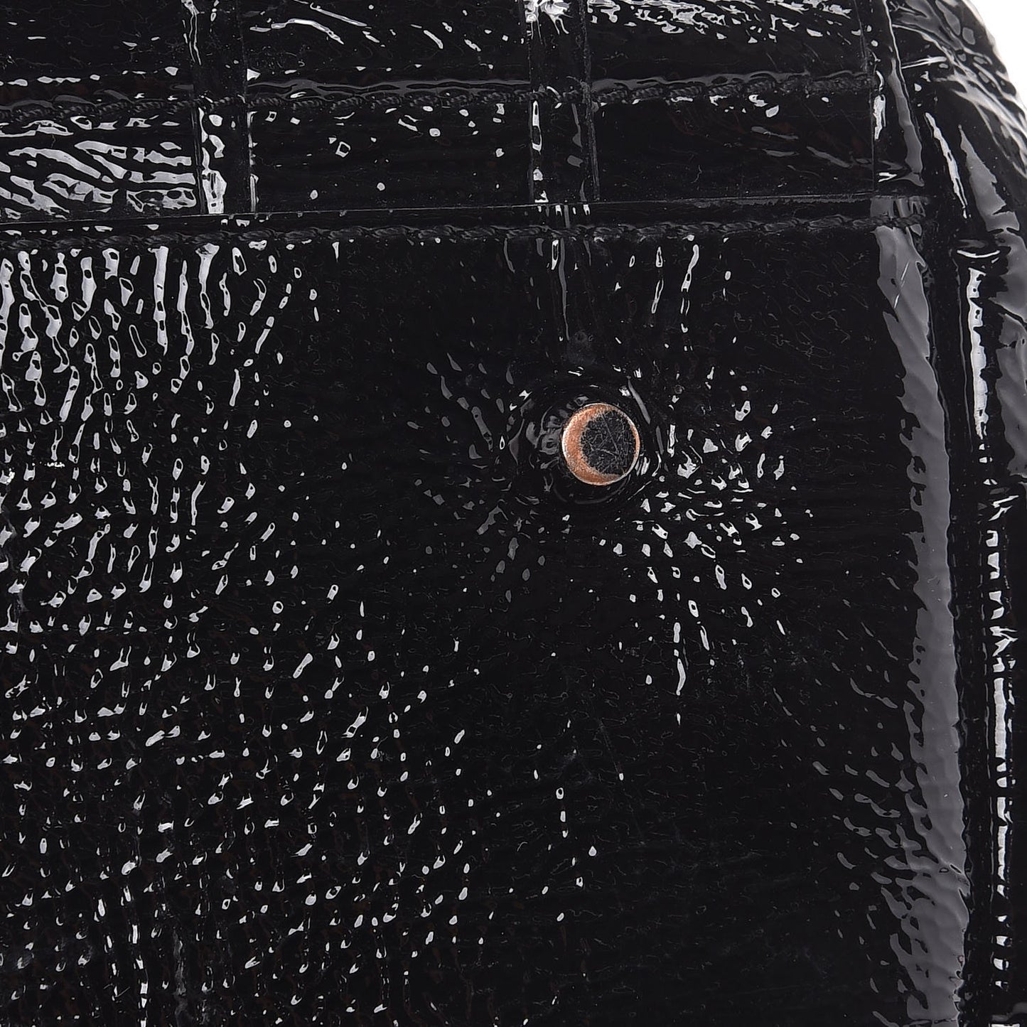 Patent Cartridge Pleat Tote Black