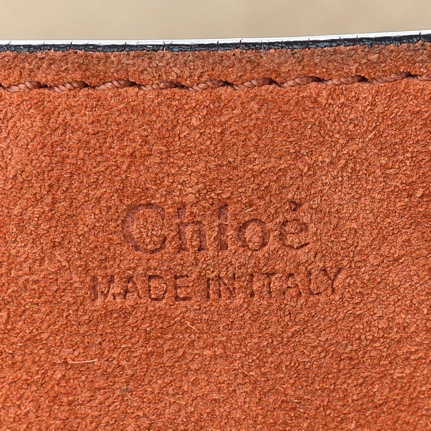 Suede Smooth Calfskin Drew Shoulder Bag Classic Tobacco