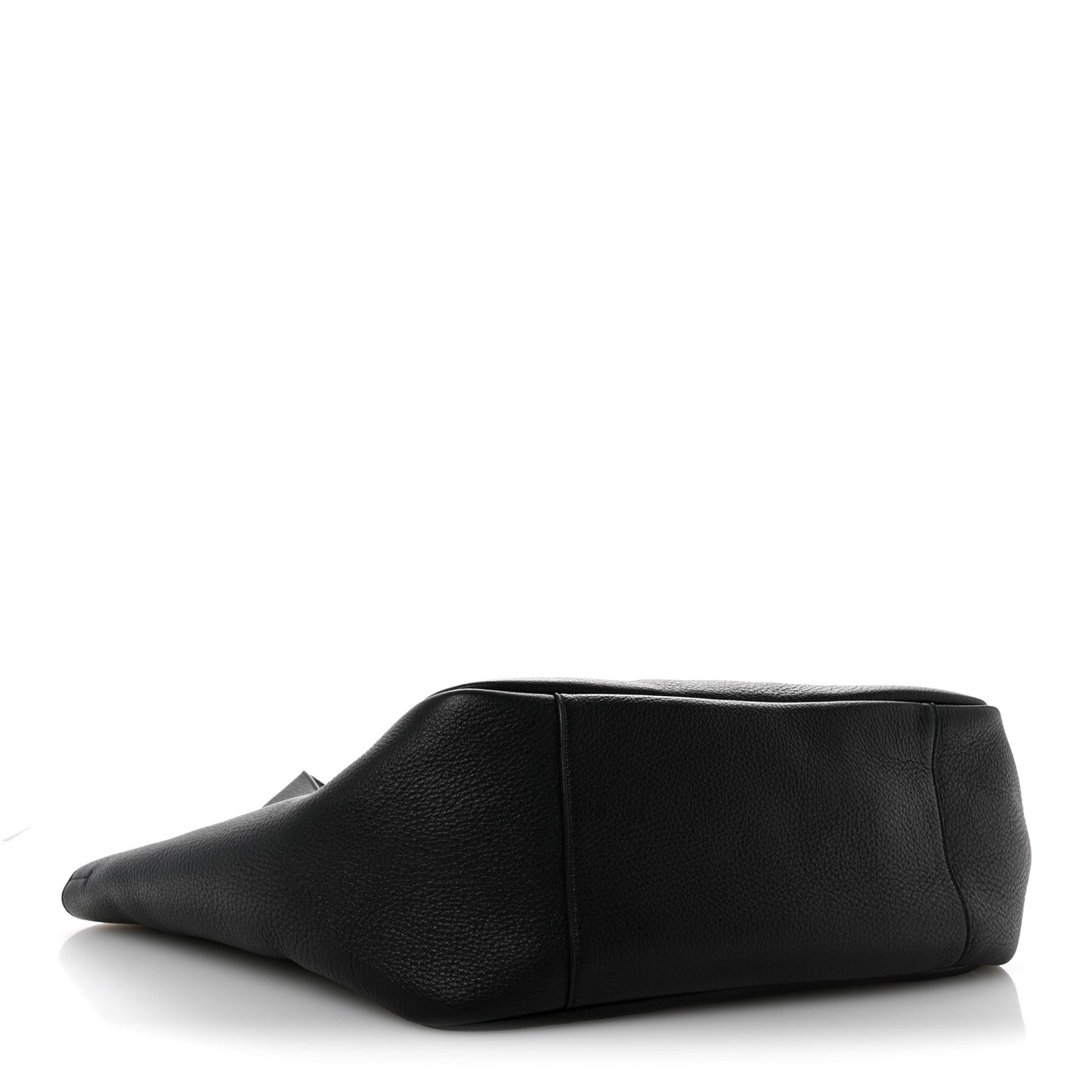 Grained Deerskin Bea Tote Black