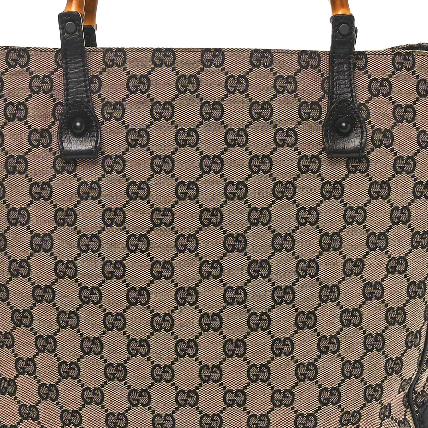 Gucci Monogram Bamboo Handle Bag Pink 8 of 10