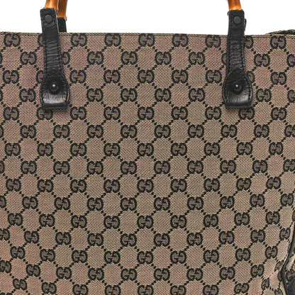 Gucci Monogram Bamboo Handle Bag Pink 8 of 10